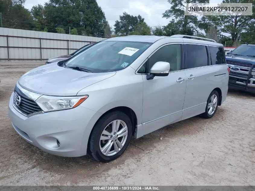 2015 Nissan Quest Sl VIN: JN8AE2KP2F9127207 Lot: 40735699