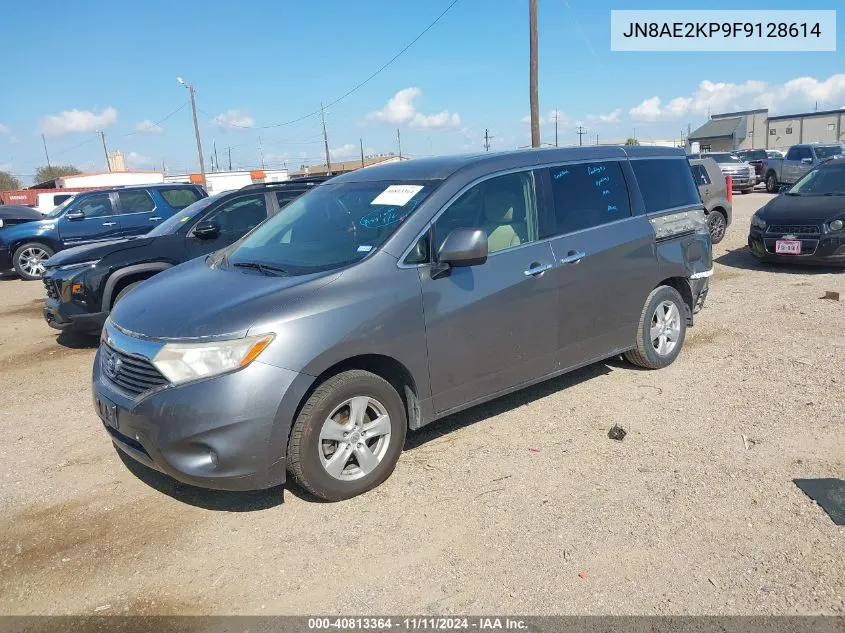 2015 Nissan Quest Platinum/S/Sl/Sv VIN: JN8AE2KP9F9128614 Lot: 40813364