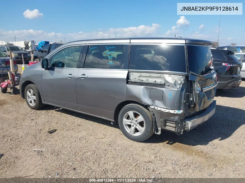 2015 Nissan Quest Platinum/S/Sl/Sv VIN: JN8AE2KP9F9128614 Lot: 40813364