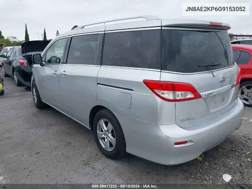 JN8AE2KP6G9153052 2016 Nissan Quest Platinum/S/Sl/Sv