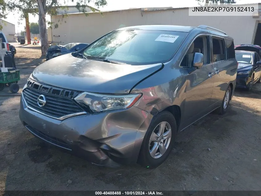 JN8AE2KP7G9152413 2016 Nissan Quest Platinum/S/Sl/Sv