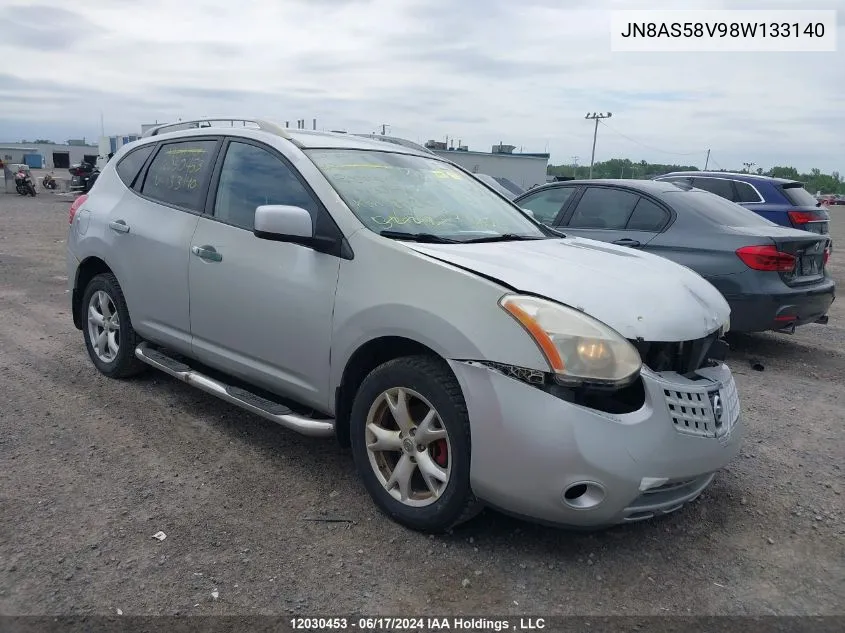 2008 Nissan Rogue Sl VIN: JN8AS58V98W133140 Lot: 12030453