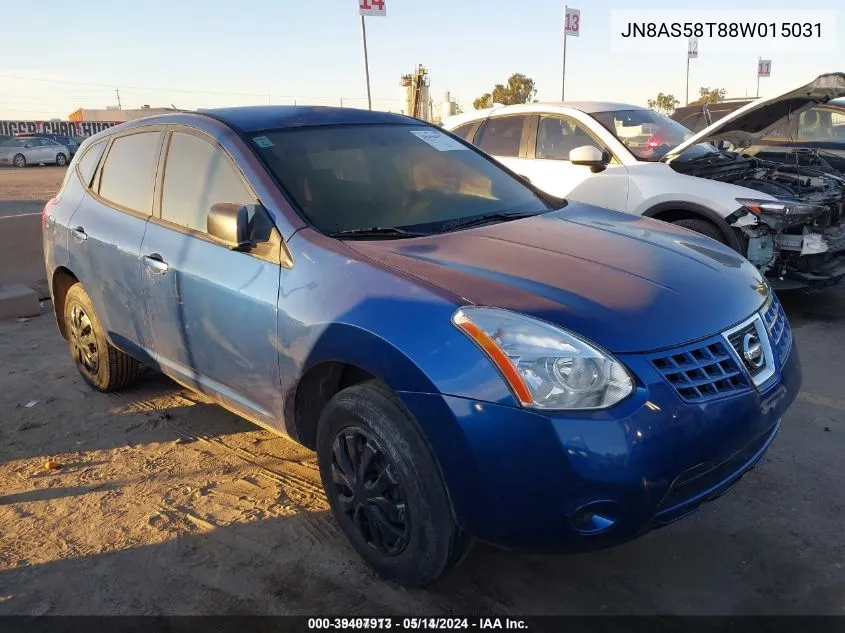 2008 Nissan Rogue S VIN: JN8AS58T88W015031 Lot: 39407913