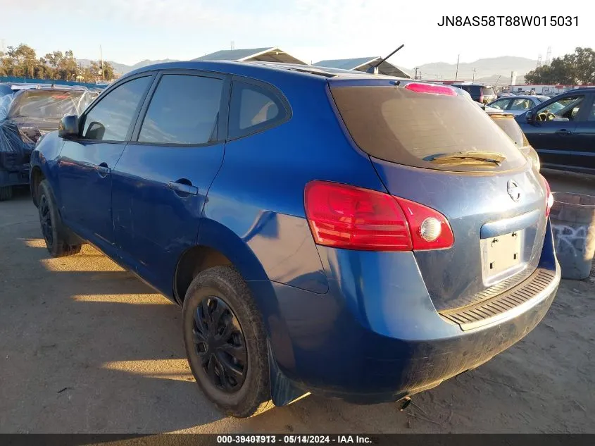 JN8AS58T88W015031 2008 Nissan Rogue S