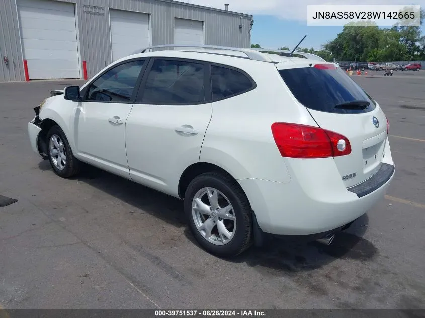 JN8AS58V28W142665 2008 Nissan Rogue Sl