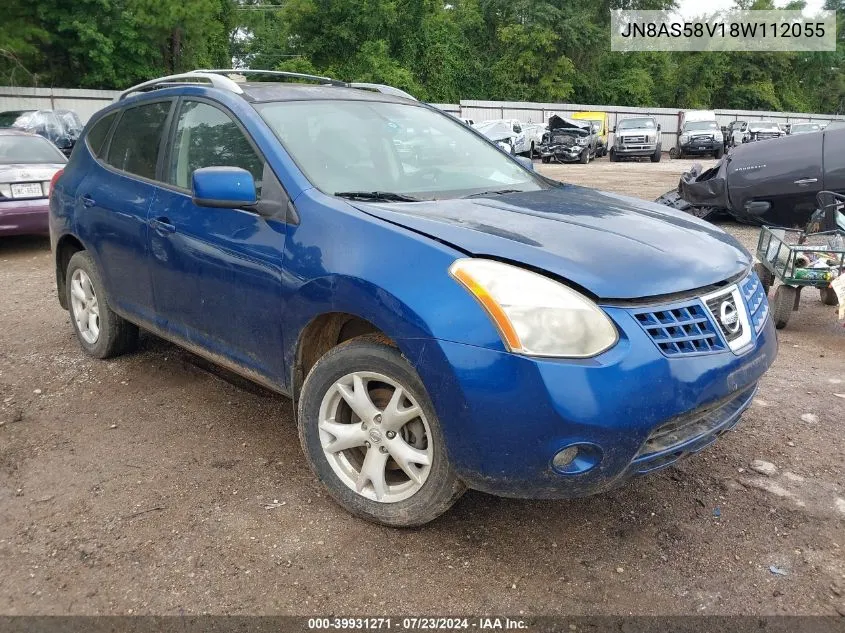 2008 Nissan Rogue Sl VIN: JN8AS58V18W112055 Lot: 39931271