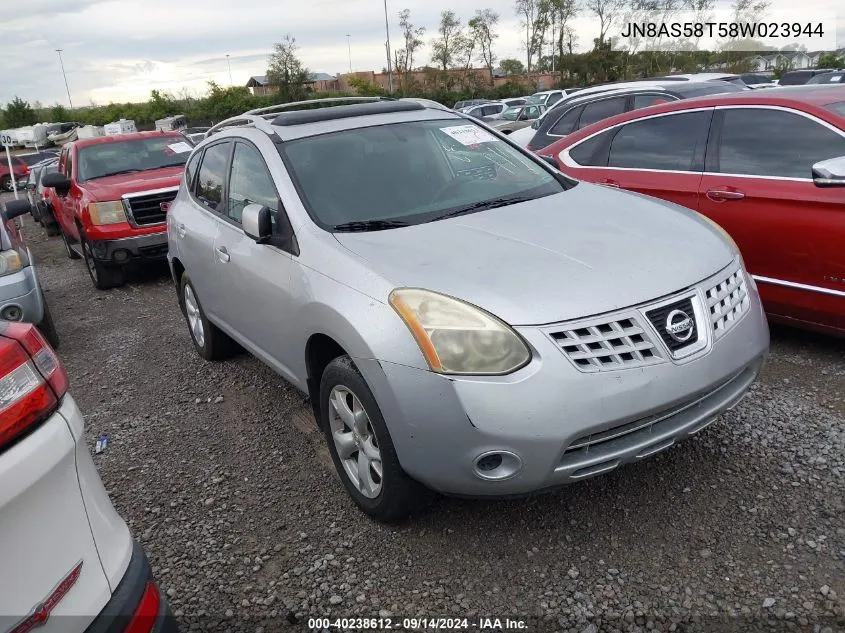 JN8AS58T58W023944 2008 Nissan Rogue Sl