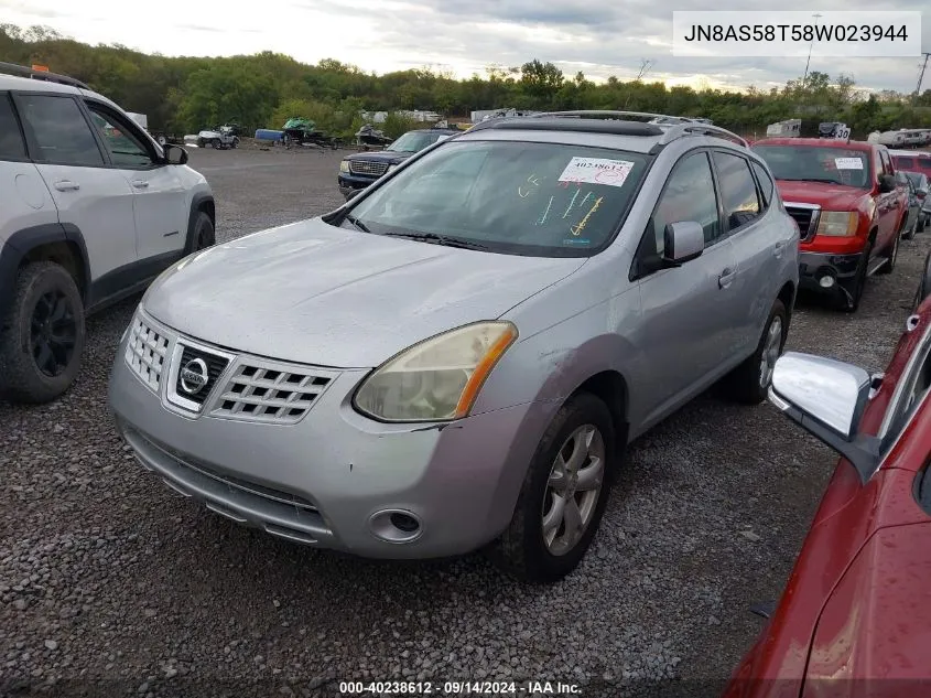 JN8AS58T58W023944 2008 Nissan Rogue Sl