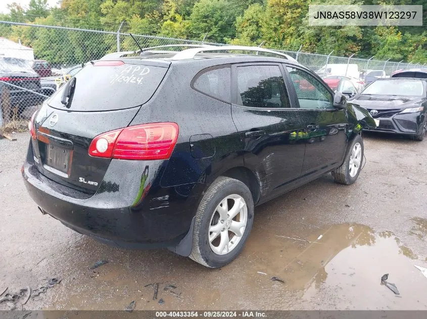 JN8AS58V38W123297 2008 Nissan Rogue Sl