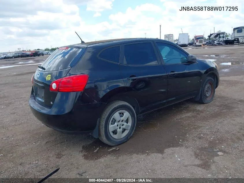 2008 Nissan Rogue S/Sl VIN: JN8AS58T88W017295 Lot: 40442407