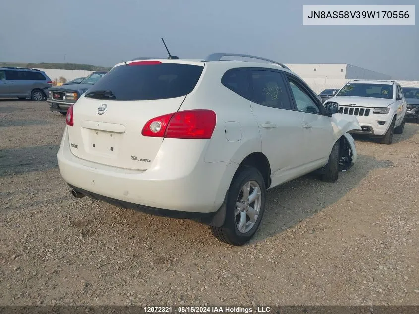 JN8AS58V39W170556 2009 Nissan Rogue Sl