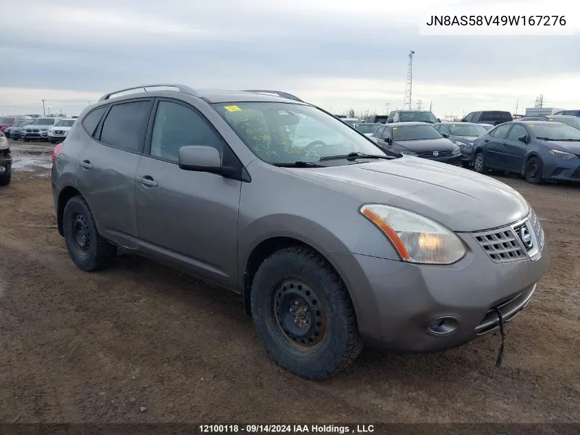 2009 Nissan Rogue S/Sl VIN: JN8AS58V49W167276 Lot: 12100118