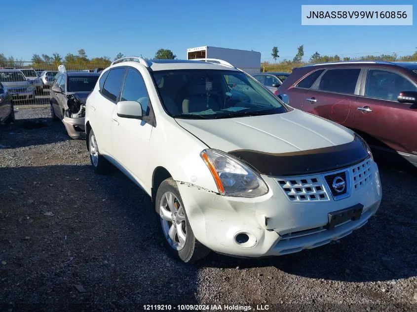 2009 Nissan Rogue S/Sl VIN: JN8AS58V99W160856 Lot: 12119210