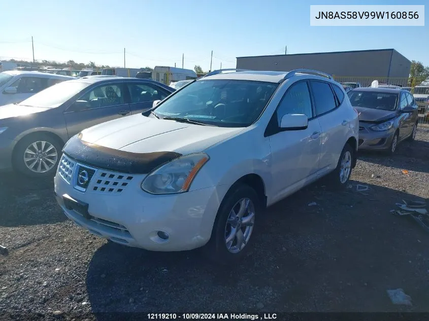 2009 Nissan Rogue S/Sl VIN: JN8AS58V99W160856 Lot: 12119210