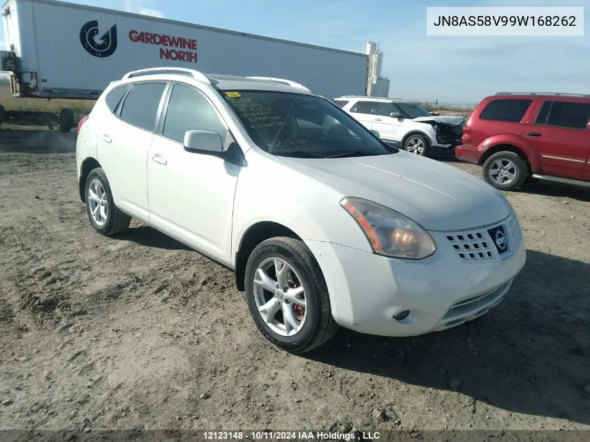 2009 Nissan Rogue Sl VIN: JN8AS58V99W168262 Lot: 12123148