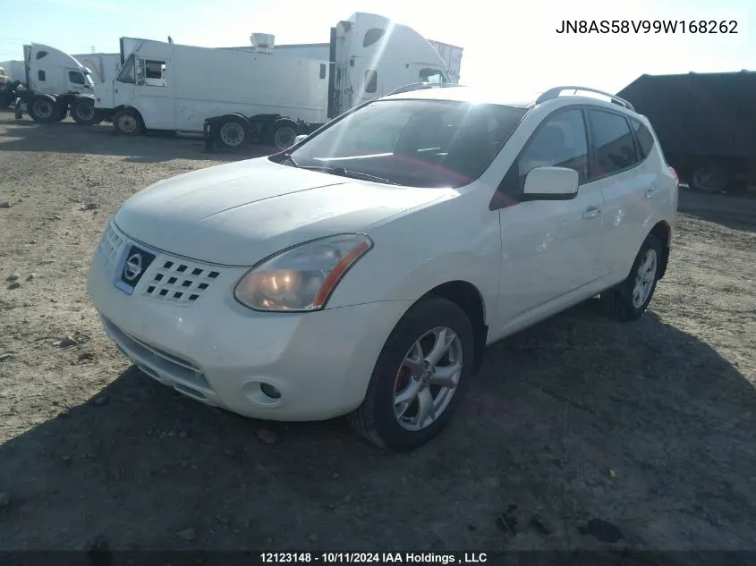 2009 Nissan Rogue Sl VIN: JN8AS58V99W168262 Lot: 12123148