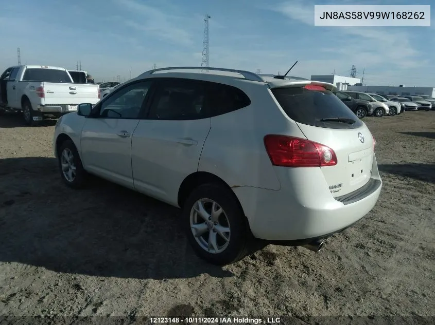 2009 Nissan Rogue Sl VIN: JN8AS58V99W168262 Lot: 12123148