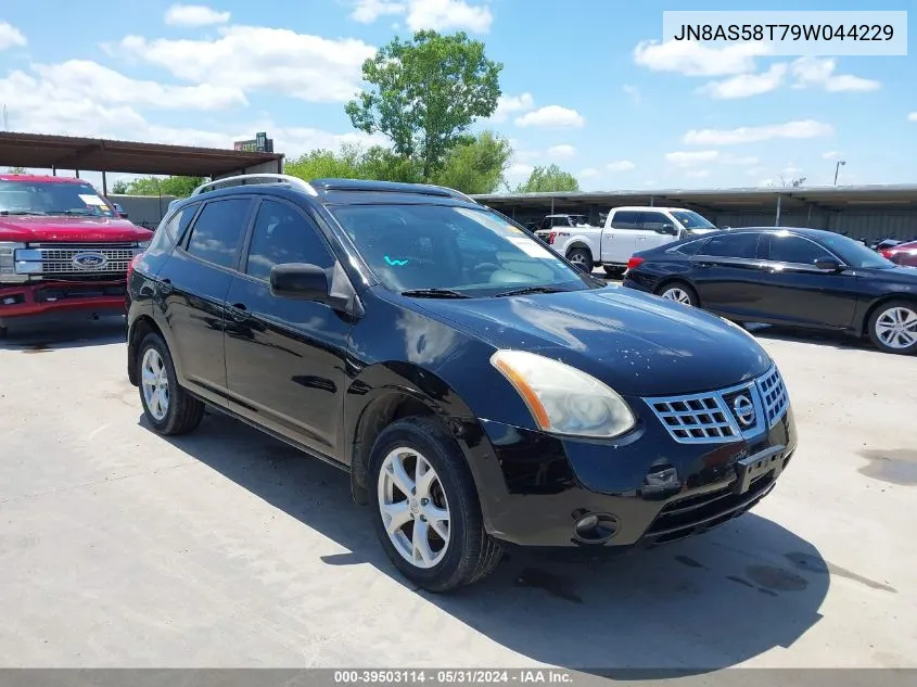 2009 Nissan Rogue Sl VIN: JN8AS58T79W044229 Lot: 39503114