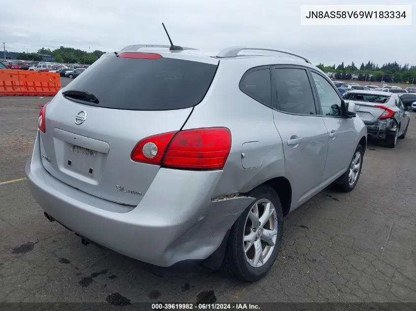 JN8AS58V69W183334 2009 Nissan Rogue Sl