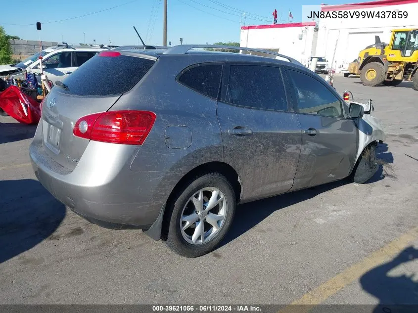 2009 Nissan Rogue Sl VIN: JN8AS58V99W437859 Lot: 39621056