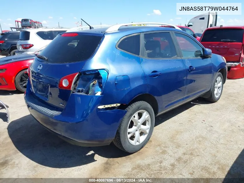 2009 Nissan Rogue Sl VIN: JN8AS58T79W044764 Lot: 40087696