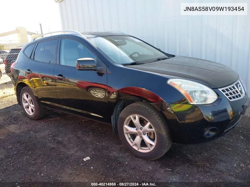 JN8AS58V09W193454 2009 Nissan Rogue Sl