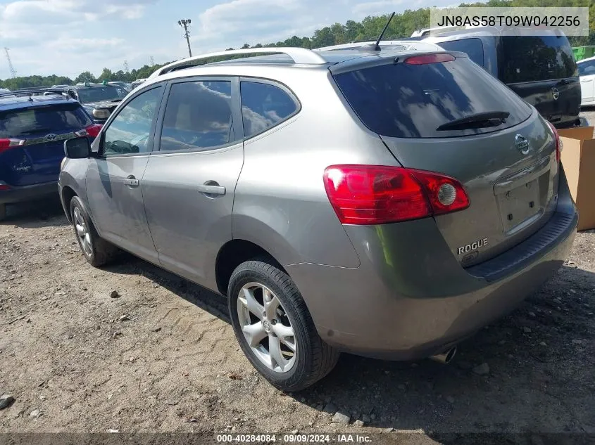 JN8AS58T09W042256 2009 Nissan Rogue Sl