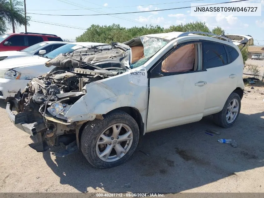 2009 Nissan Rogue Sl VIN: JN8AS58T09W046727 Lot: 40287712