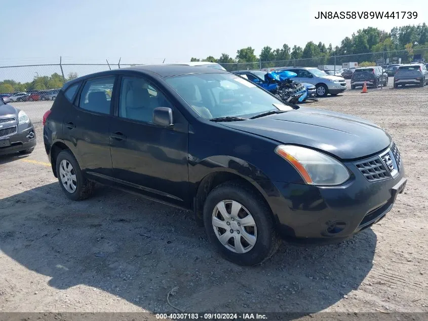 2009 Nissan Rogue S VIN: JN8AS58V89W441739 Lot: 40307183