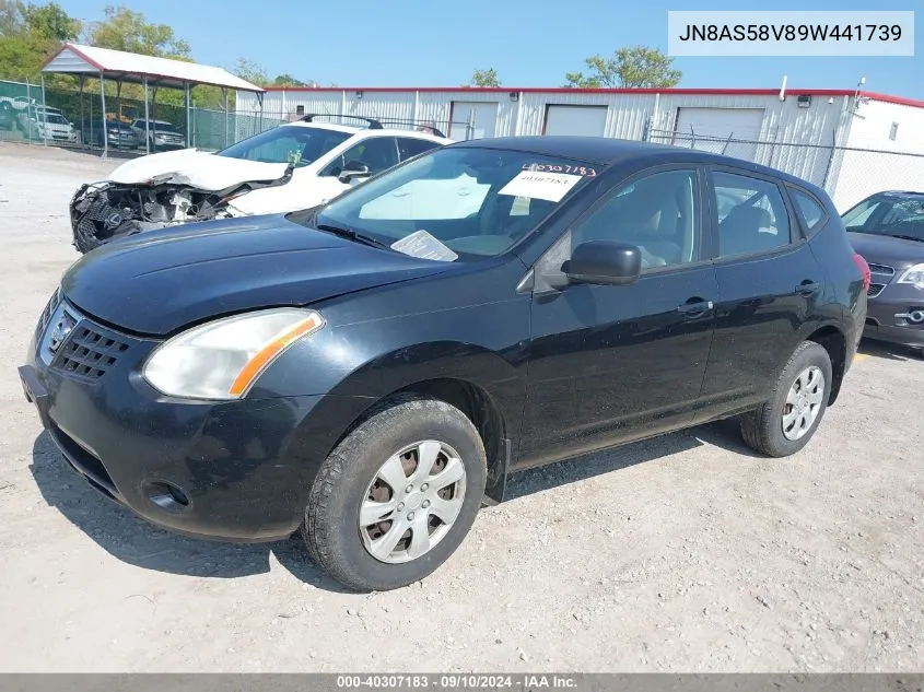 JN8AS58V89W441739 2009 Nissan Rogue S