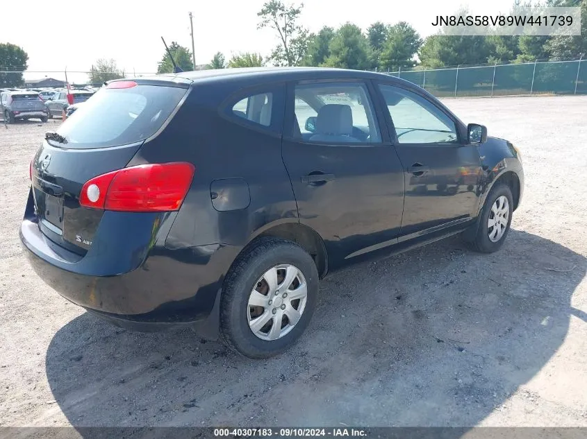 JN8AS58V89W441739 2009 Nissan Rogue S