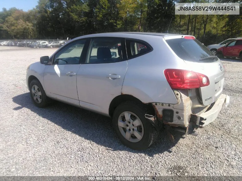 2009 Nissan Rogue S VIN: JN8AS58V29W444541 Lot: 40318454