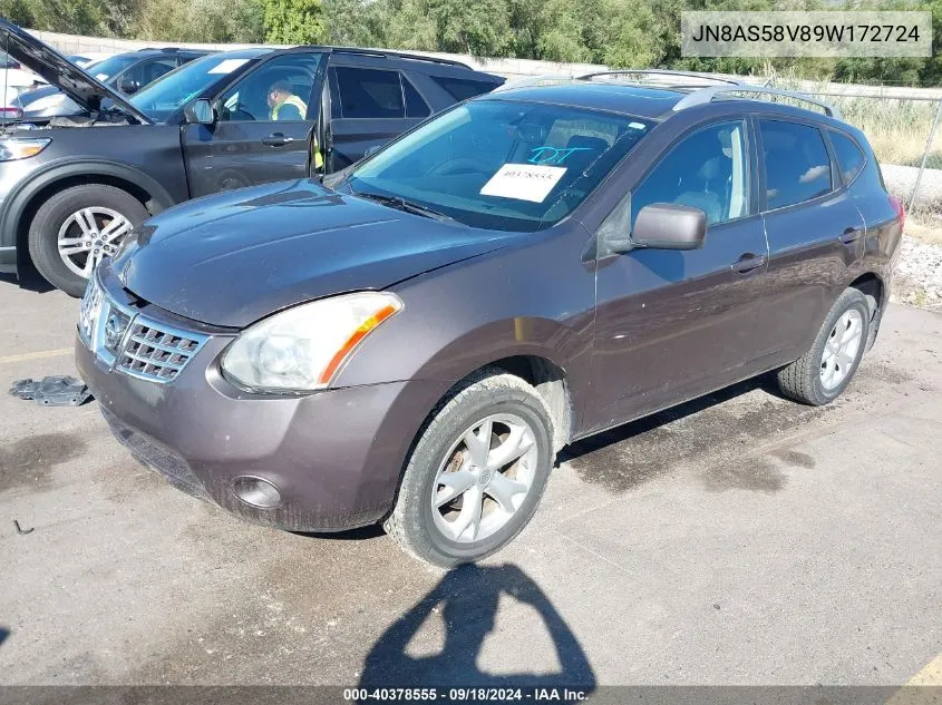 JN8AS58V89W172724 2009 Nissan Rogue Sl