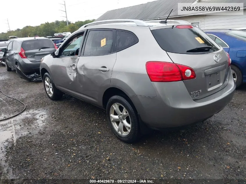 2009 Nissan Rogue Sl VIN: JN8AS58V69W442369 Lot: 40429678