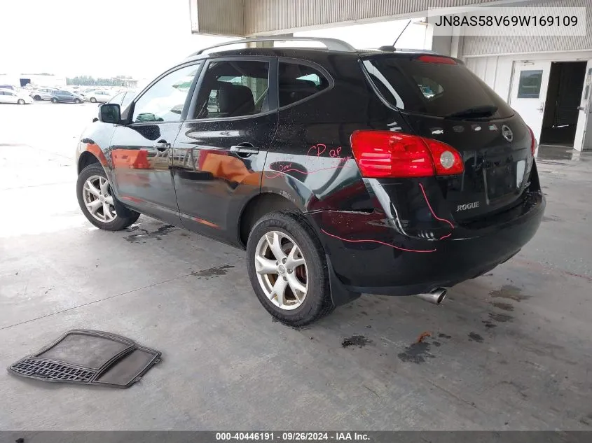 JN8AS58V69W169109 2009 Nissan Rogue Sl