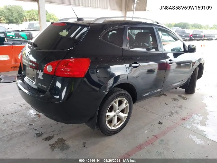 2009 Nissan Rogue Sl VIN: JN8AS58V69W169109 Lot: 40446191