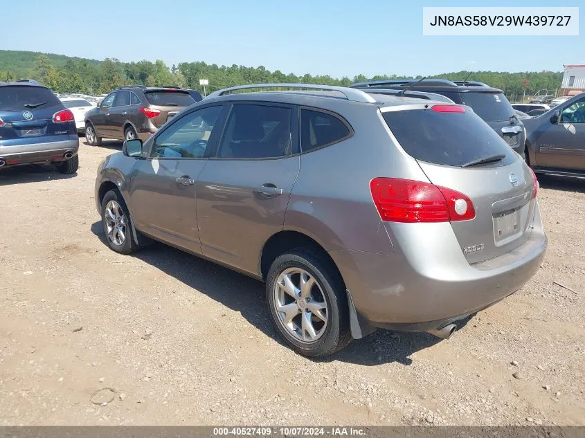 2009 Nissan Rogue Sl VIN: JN8AS58V29W439727 Lot: 40527409