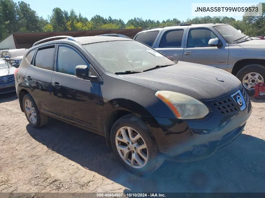 2009 Nissan Rogue Sl VIN: JN8AS58T99W059573 Lot: 40554807