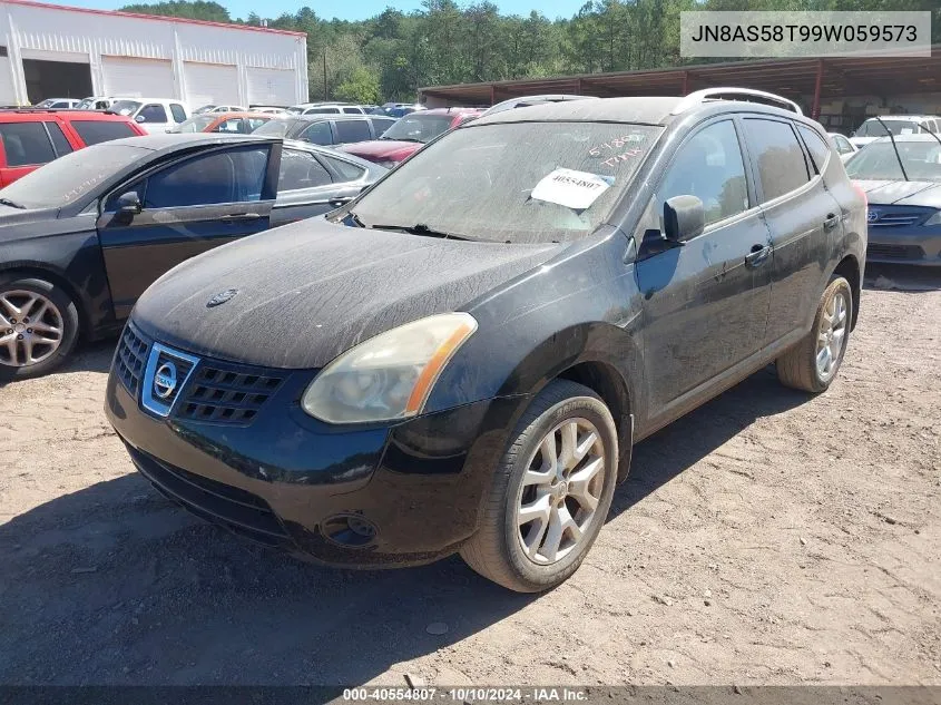 2009 Nissan Rogue Sl VIN: JN8AS58T99W059573 Lot: 40554807