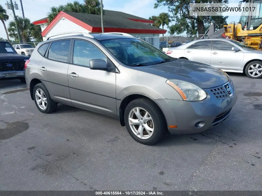 2009 Nissan Rogue Sl VIN: JN8AS58T09W061017 Lot: 40615564