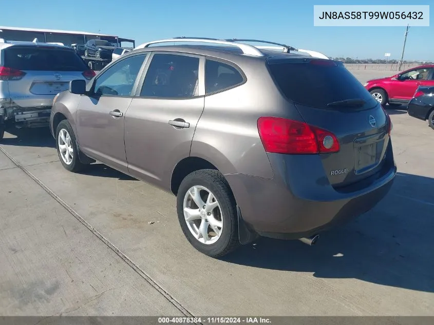 2009 Nissan Rogue Sl VIN: JN8AS58T99W056432 Lot: 40878384