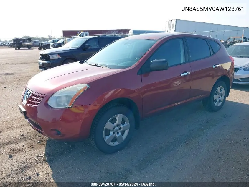 2010 Nissan Rogue S VIN: JN8AS5MV0AW128761 Lot: 39420787