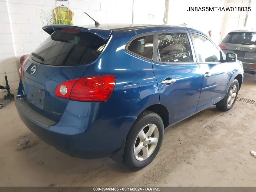 JN8AS5MT4AW018035 2010 Nissan Rogue S