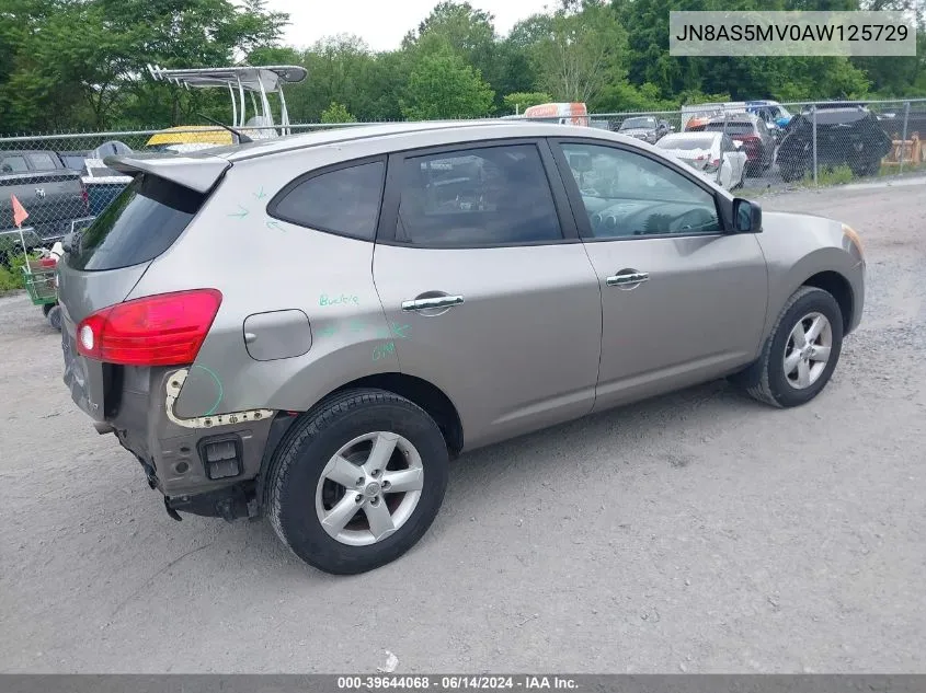 2010 Nissan Rogue S VIN: JN8AS5MV0AW125729 Lot: 39644068