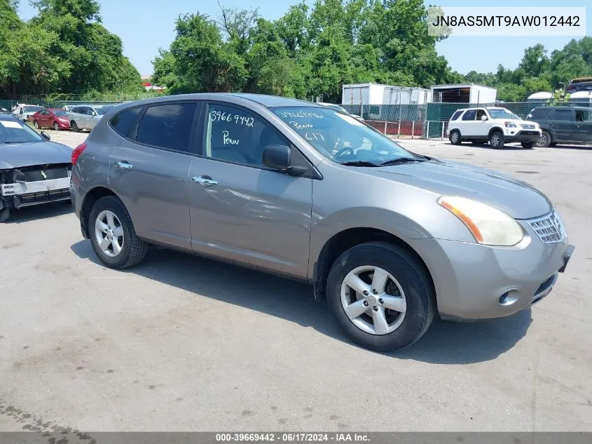 2010 Nissan Rogue S VIN: JN8AS5MT9AW012442 Lot: 39669442