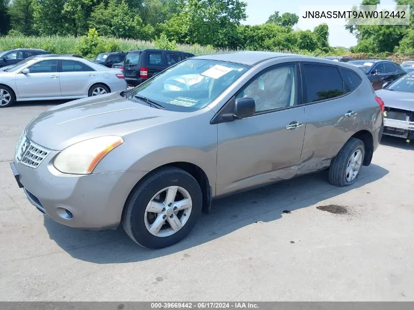 2010 Nissan Rogue S VIN: JN8AS5MT9AW012442 Lot: 39669442