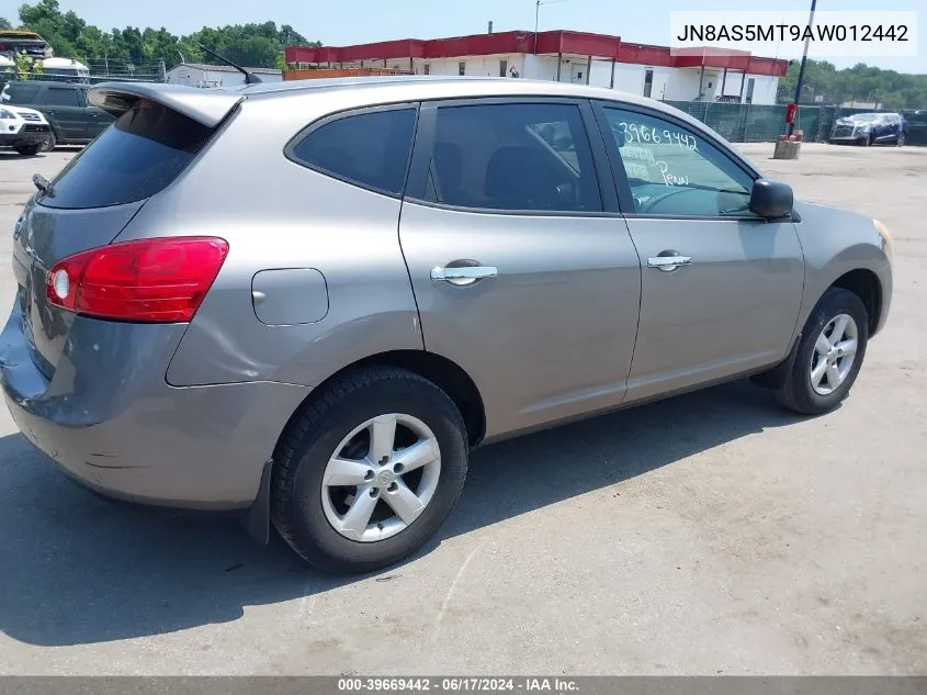 2010 Nissan Rogue S VIN: JN8AS5MT9AW012442 Lot: 39669442