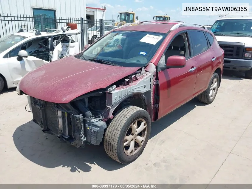 JN8AS5MT9AW006365 2010 Nissan Rogue Sl