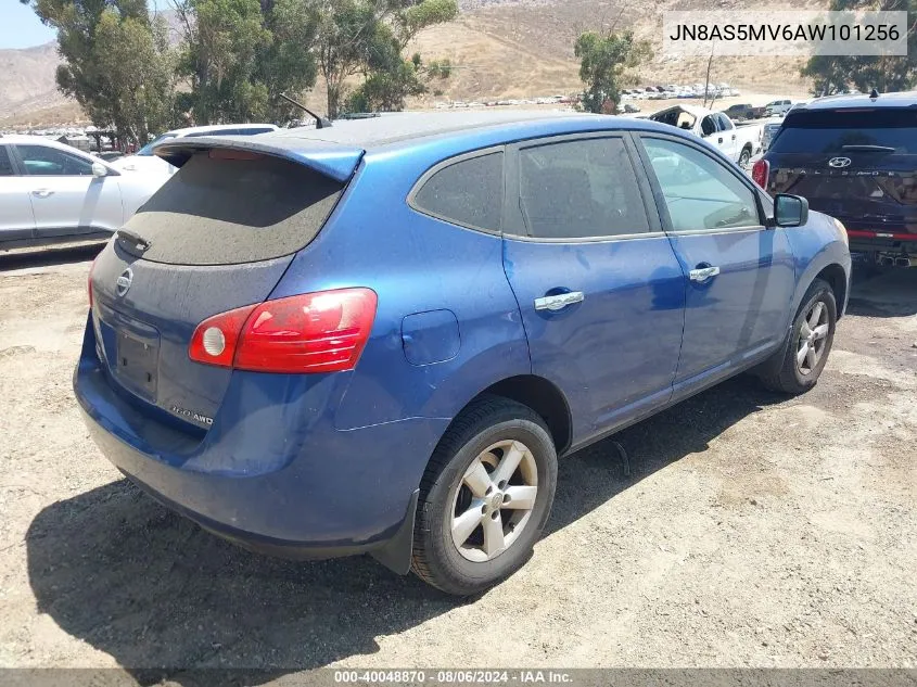 2010 Nissan Rogue S VIN: JN8AS5MV6AW101256 Lot: 40048870