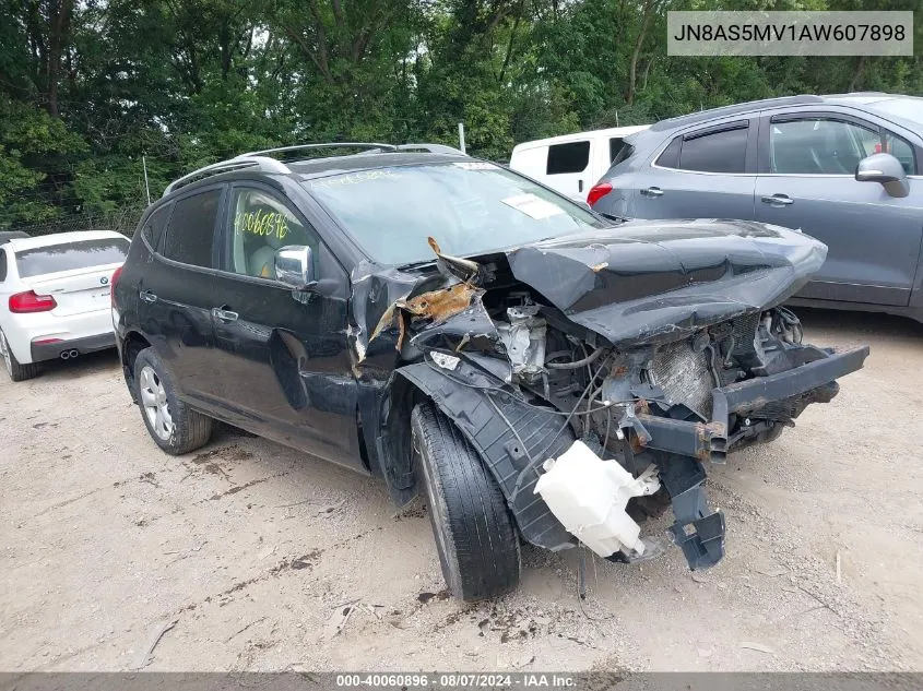 2010 Nissan Rogue Sl VIN: JN8AS5MV1AW607898 Lot: 40060896